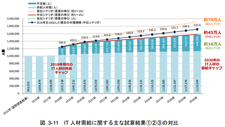 経済産業省：IT 人材需給に関する調査